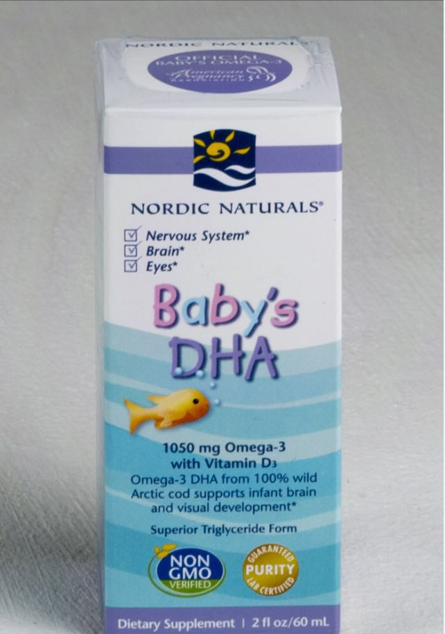 挪威小鱼NordicNaturals婴幼儿鳕鱼油儿童DHA滴剂60ml 