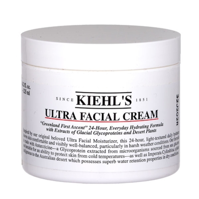 Kiehls/科颜氏 高保湿霜125ml 角鲨烷/冰河醣蛋白保湿面霜